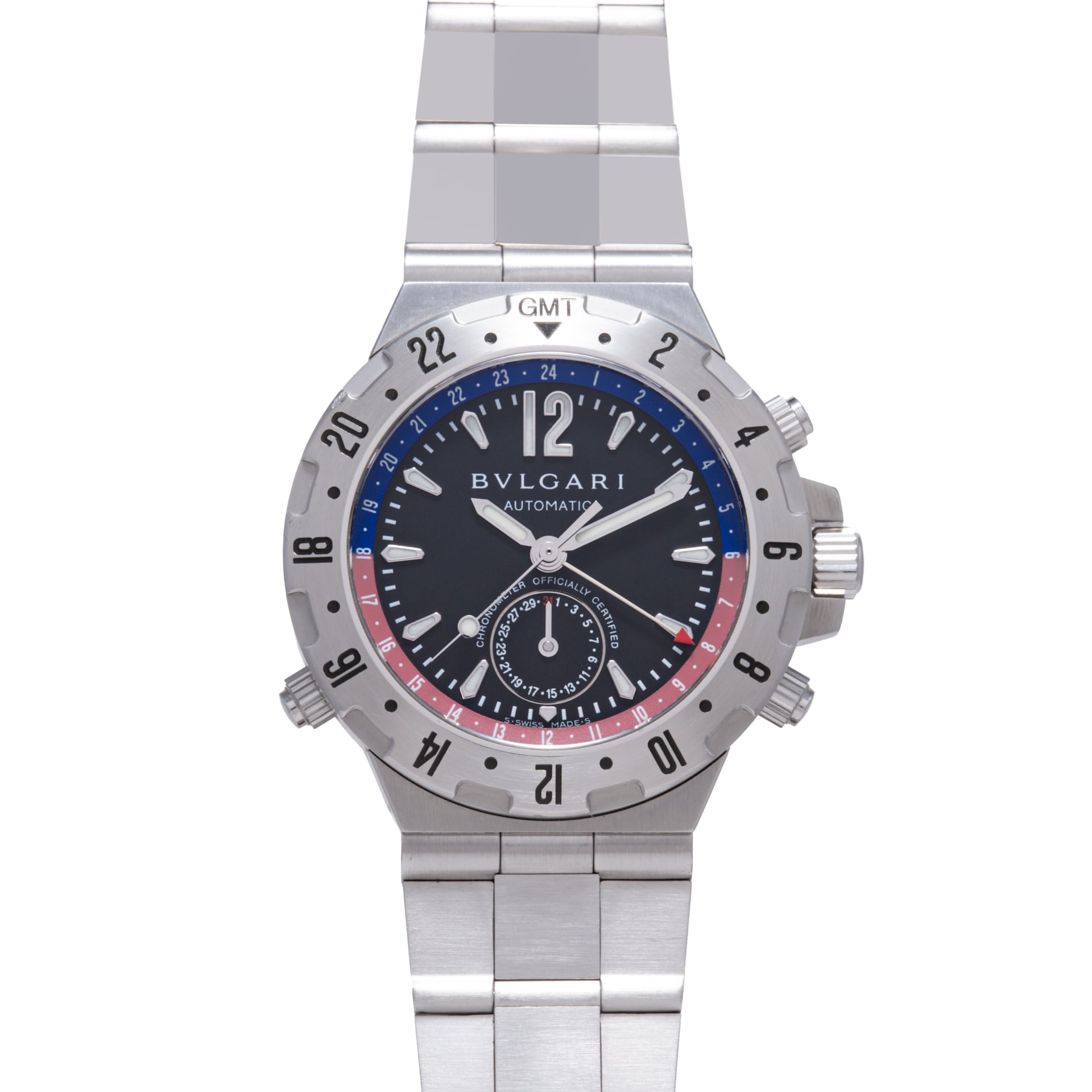Pre-Owned Bulgari Diagono Scuba GMT