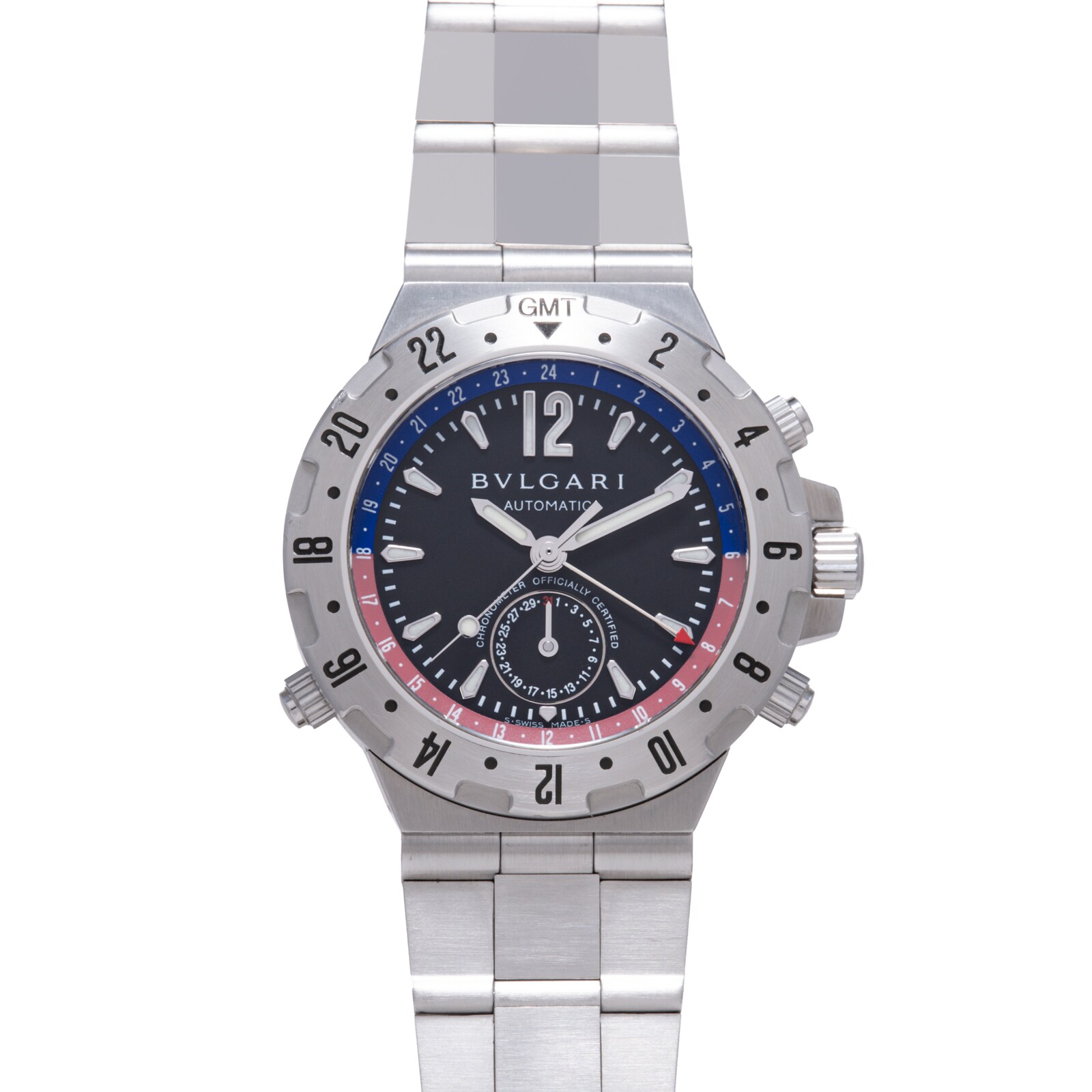 Pre-Owned Bulgari Diagono Scuba GMT