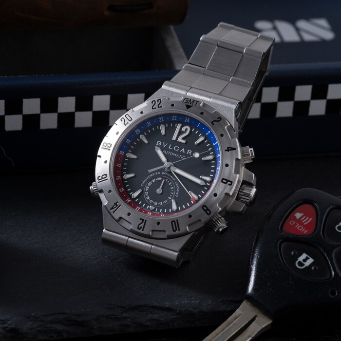 Pre-Owned Bulgari Diagono Scuba GMT