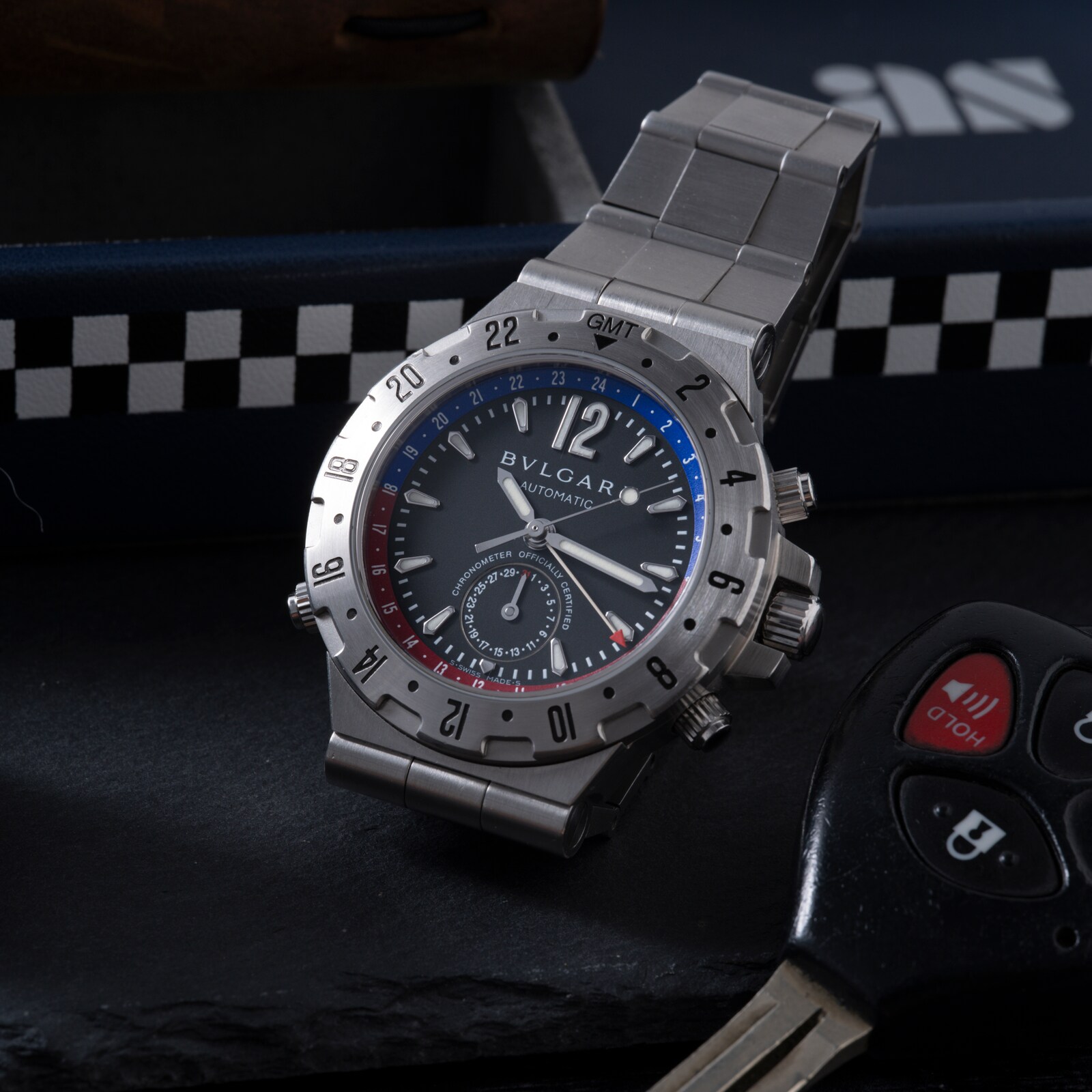 Pre-Owned Bulgari Diagono Scuba GMT