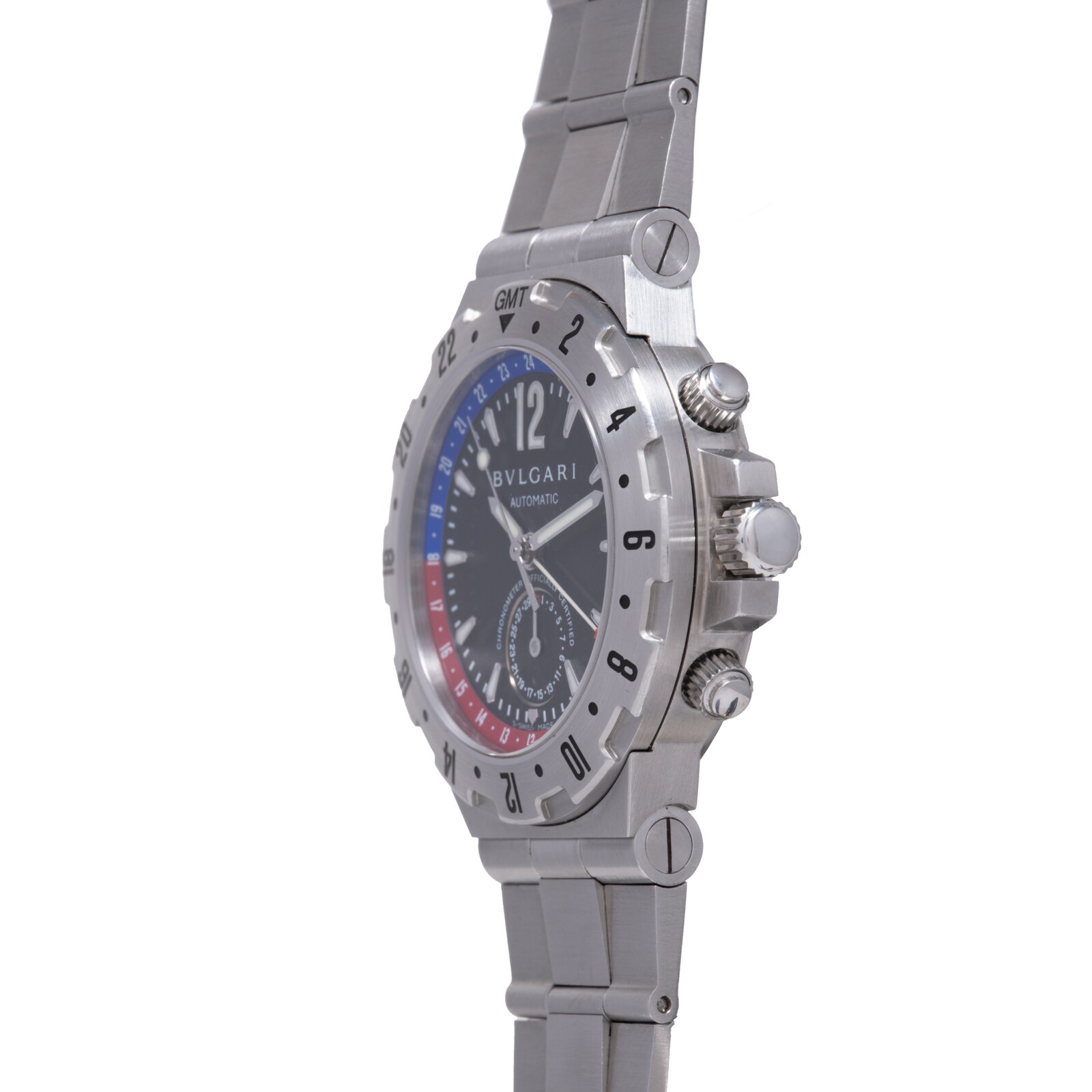 Pre-Owned Bulgari Diagono Scuba GMT