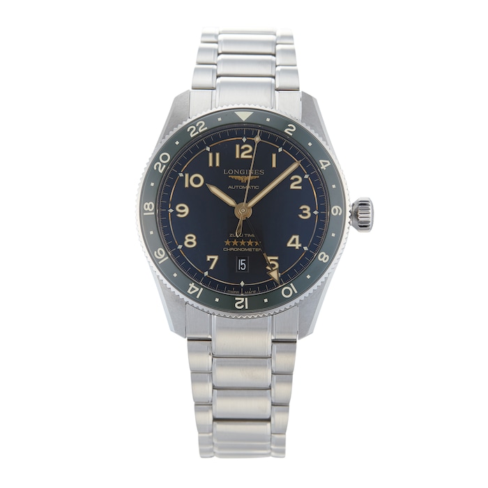 Pre-Owned Longines Spirit Zulu Time L38124636