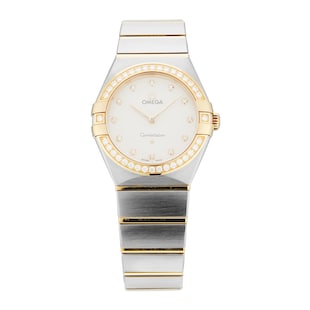 Pre-Owned Omega Constellation 28mm Stainless Steel and Yellow Gold O13125286052002