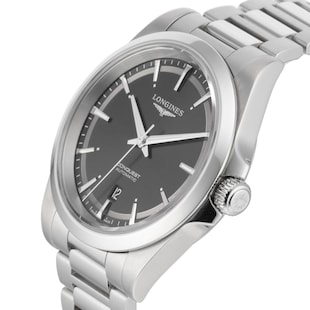 Pre-Owned Longines Conquest 41mm Mens Watch Black