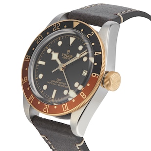 Pre-Owned Tudor Black Bay GMT S&G