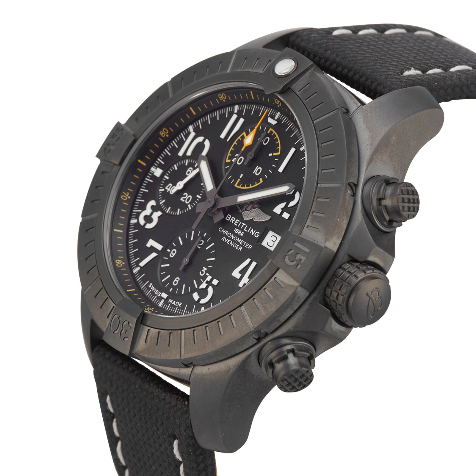 Pre-Owned Breitling Sixties Chronograph Annual Edition 1-39-34-05-22-04 45mm Automatic Mens Watch