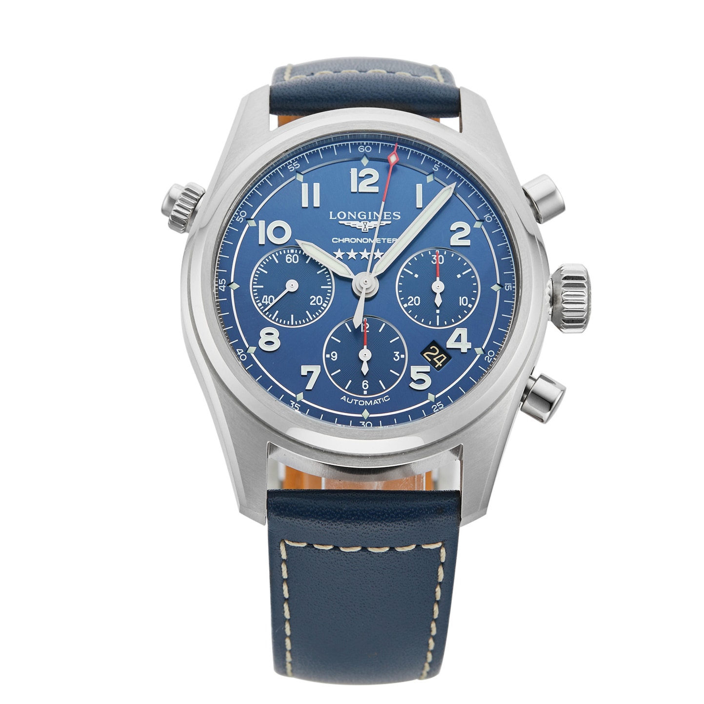 Pre-Owned Longines Spirit Chronograph  L38204930