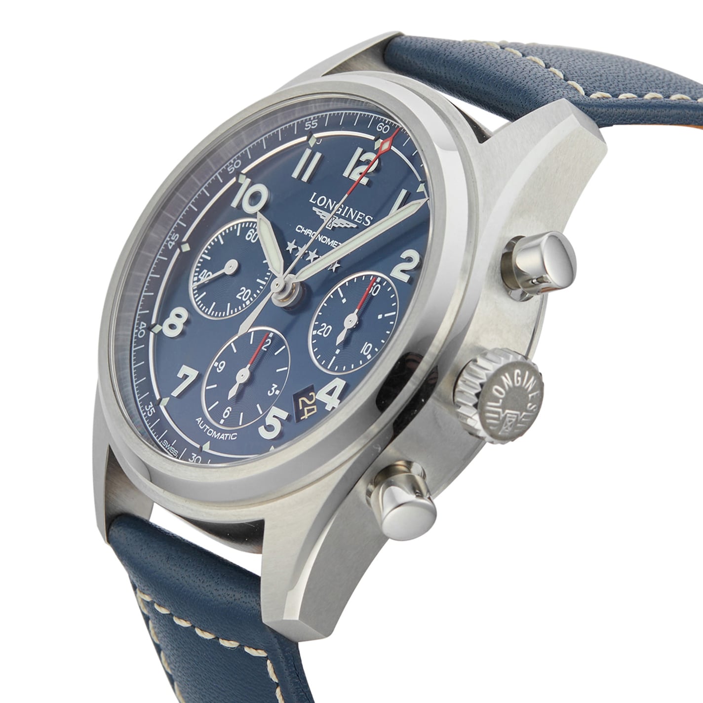 Pre-Owned Longines Spirit Chronograph  L38204930