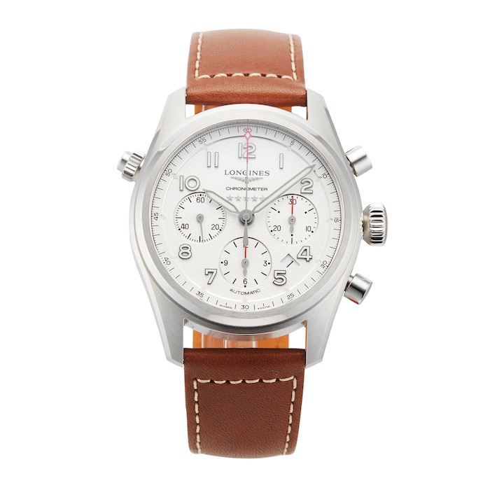 Pre-Owned Longines Spirit Chronograph  L38204732