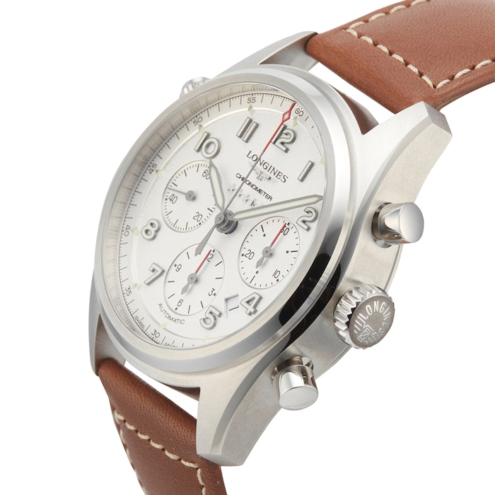 Pre-Owned Longines Spirit Chronograph  L38204732