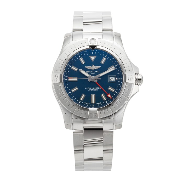 Pre-Owned Breitling Avenger Automatic GMT 45 Stainless Steel Watch