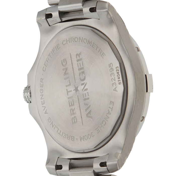 Pre-Owned Breitling Avenger Automatic GMT 45 Stainless Steel Watch