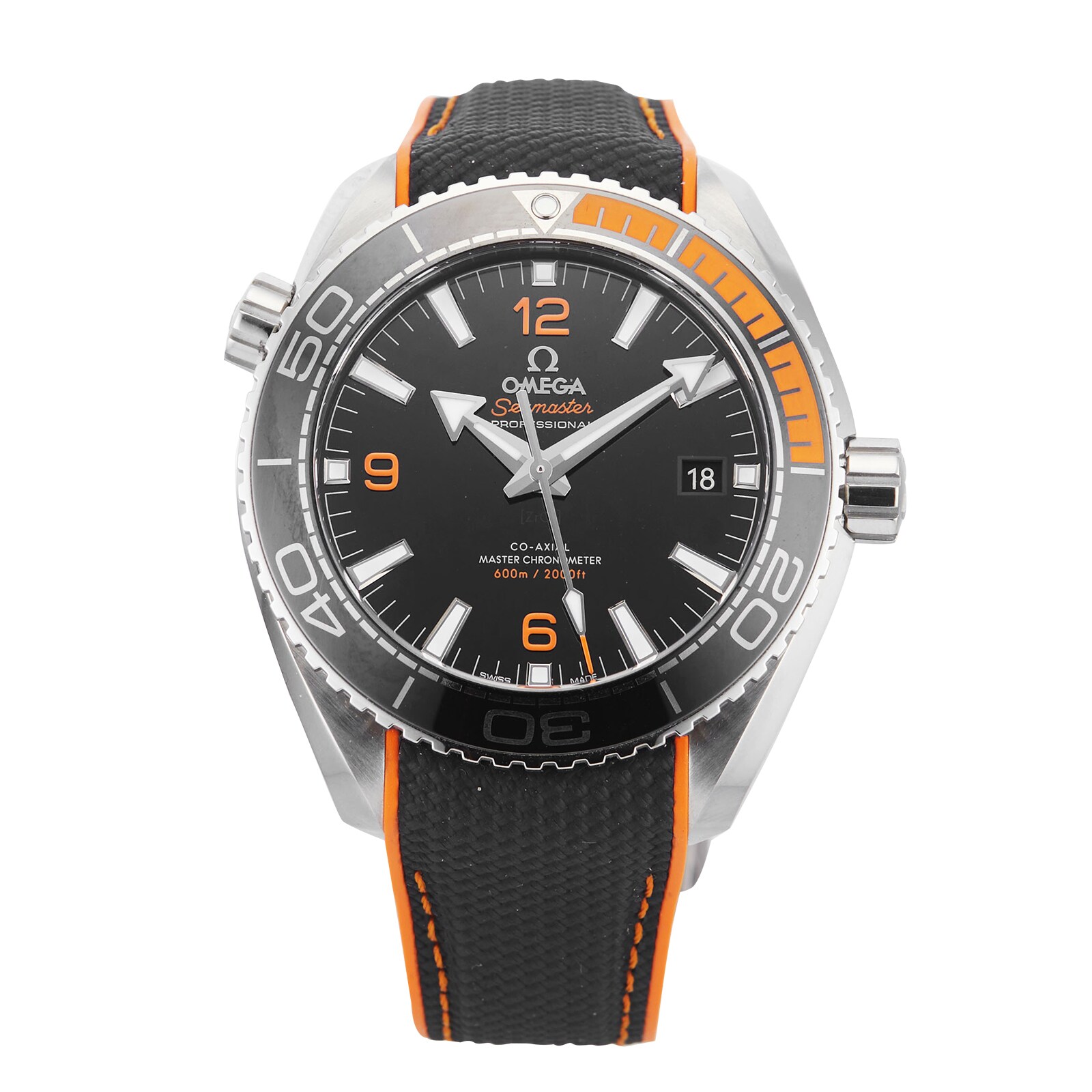Pre-Owned Omega Seamaster Planet Ocean 600M Mens 43.5mm Automatic Co-Axial Divers Watch