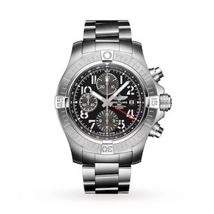 Pre-Owned Breitling Avenger Chronograph GMT 45 Stainless Steel Watch