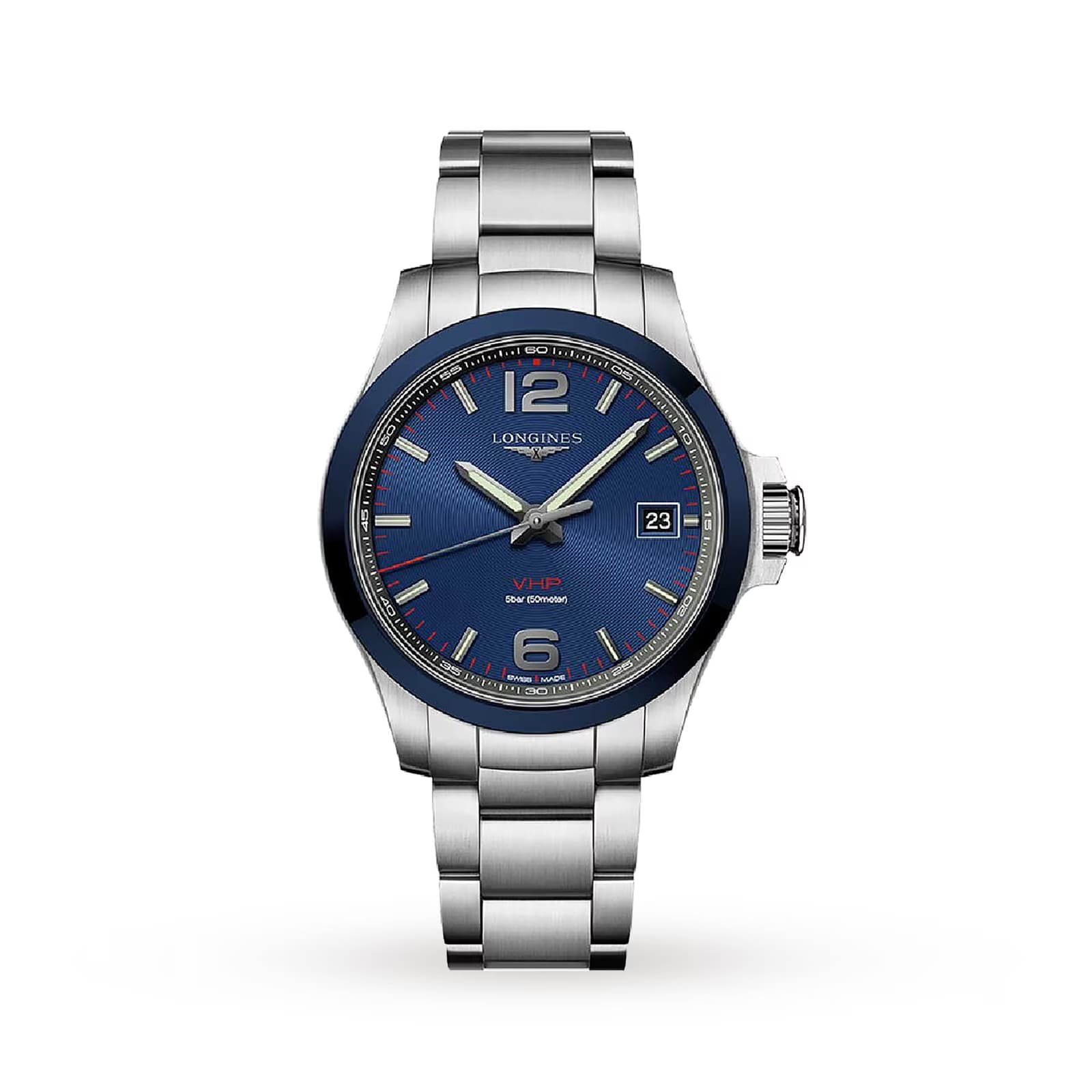 Pre-Owned Longines Conquest Blue Dial