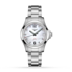 47010134 - Conquest VHP 36mm MOP Dial Ladies Watch