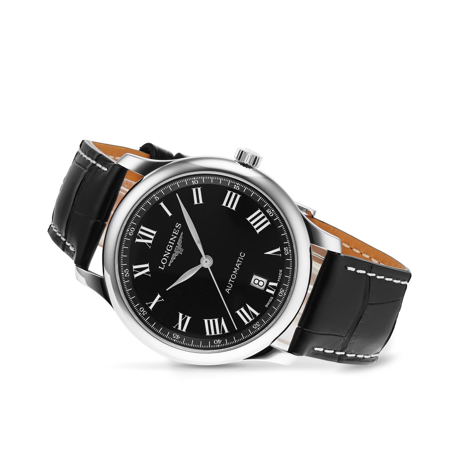 Ex-Display Longines Royal S&G 41mm Steel Case Chocolate Brown Dial Automatic Mens Watch