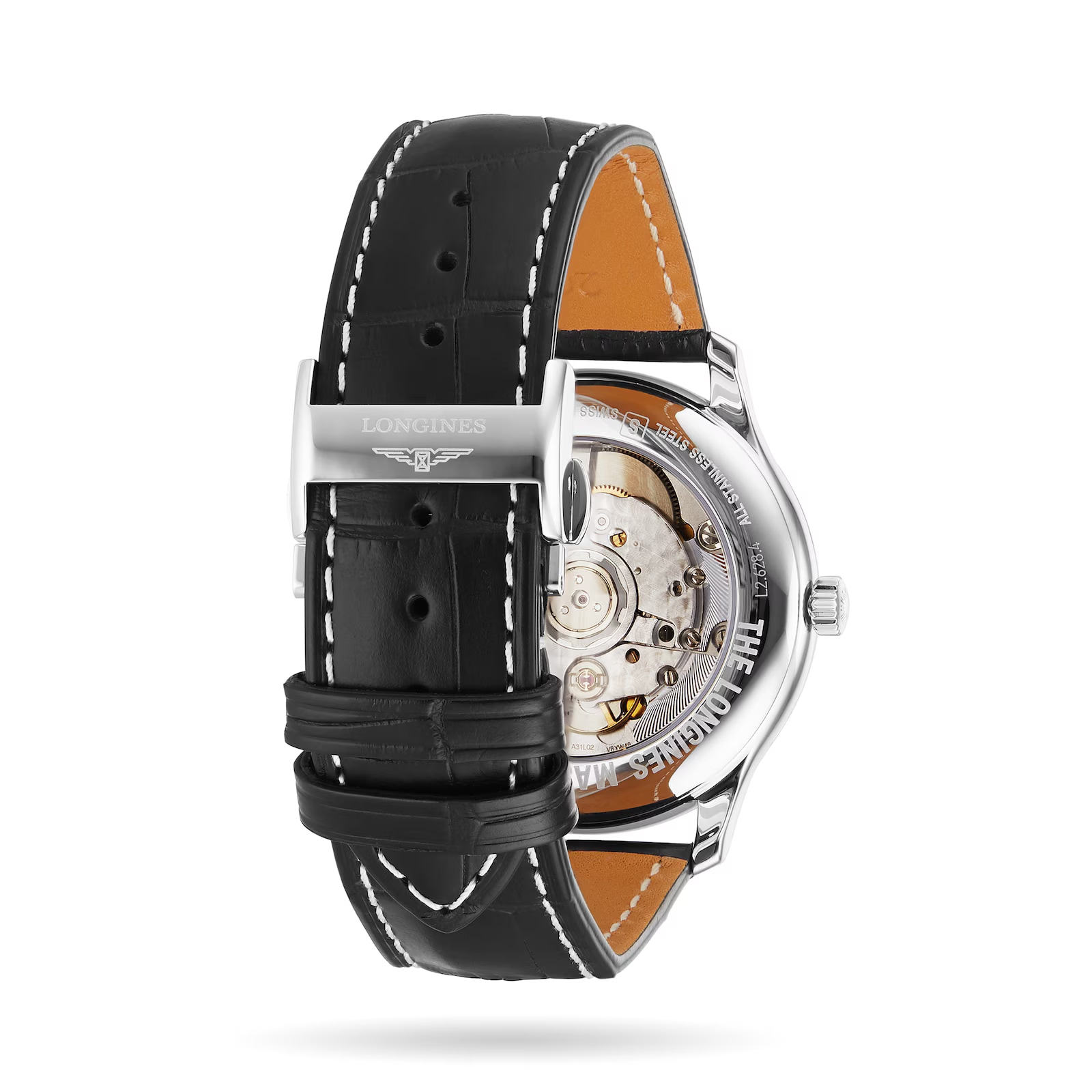 Ex-Display Longines Royal S&G 41mm Steel Case Chocolate Brown Dial Automatic Mens Watch