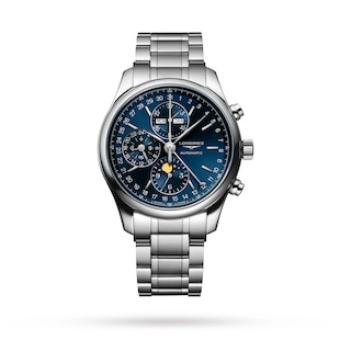 Pre-Owned Longines Master Collection 42mm Mens Watch Sunray Blue