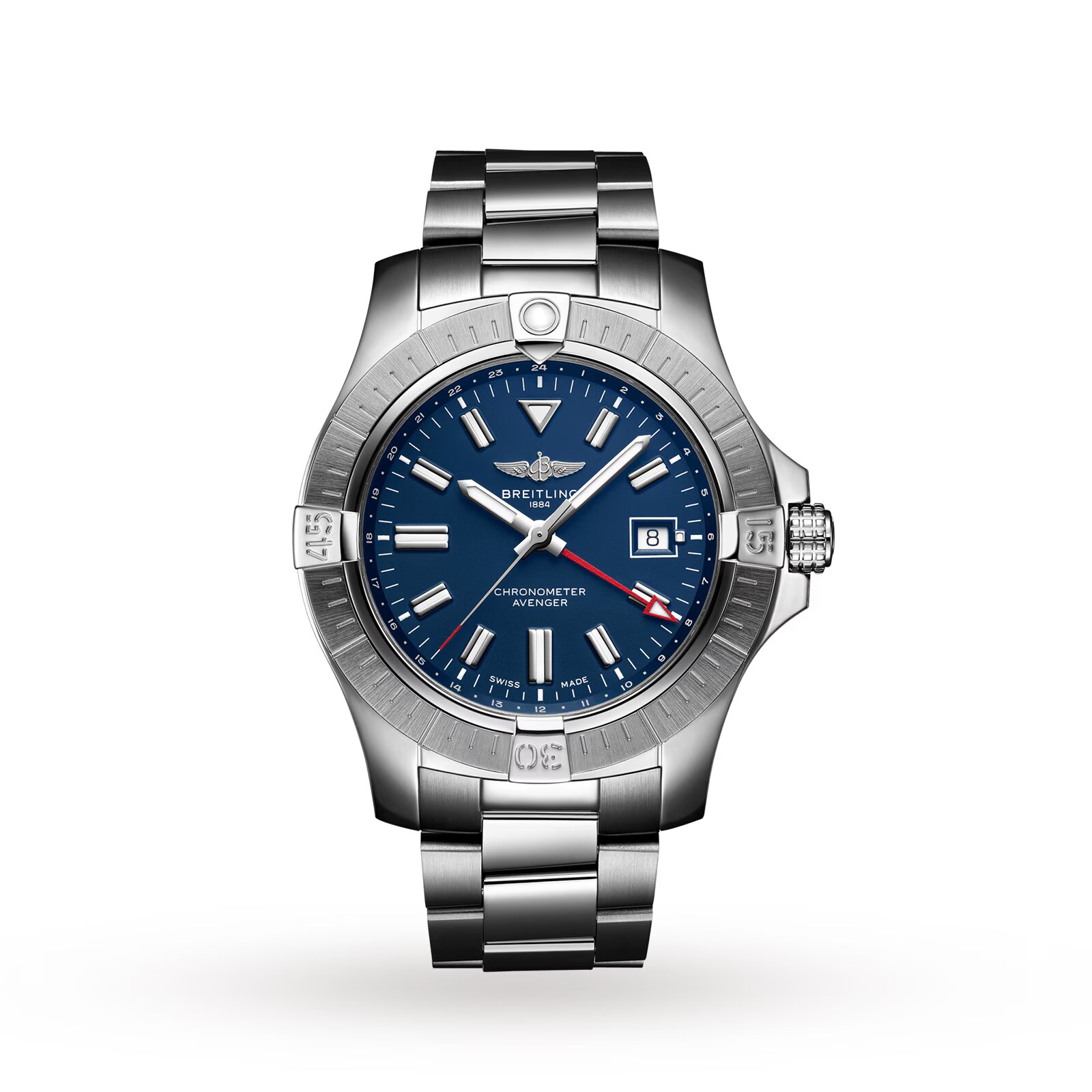 Pre-Owned Breitling Rendez-Vous Night & Day 45mm Automatic Mens Watch Pre-Owned Breitling Rendez-Vous Night & Day 45mm Automatic Mens Watch