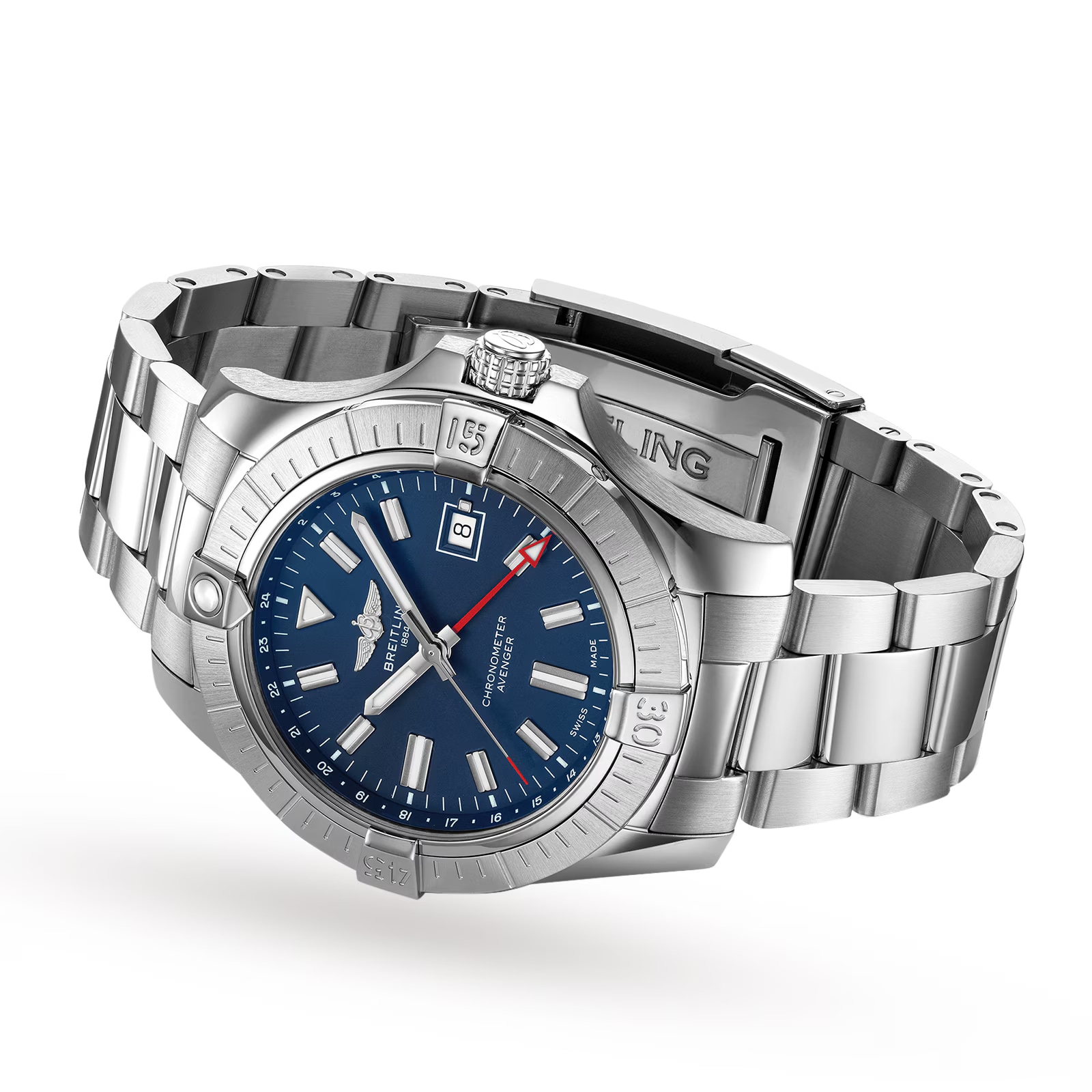 Pre-Owned Breitling Rendez-Vous Night & Day 45mm Automatic Mens Watch Pre-Owned Breitling Rendez-Vous Night & Day 45mm Automatic Mens Watch