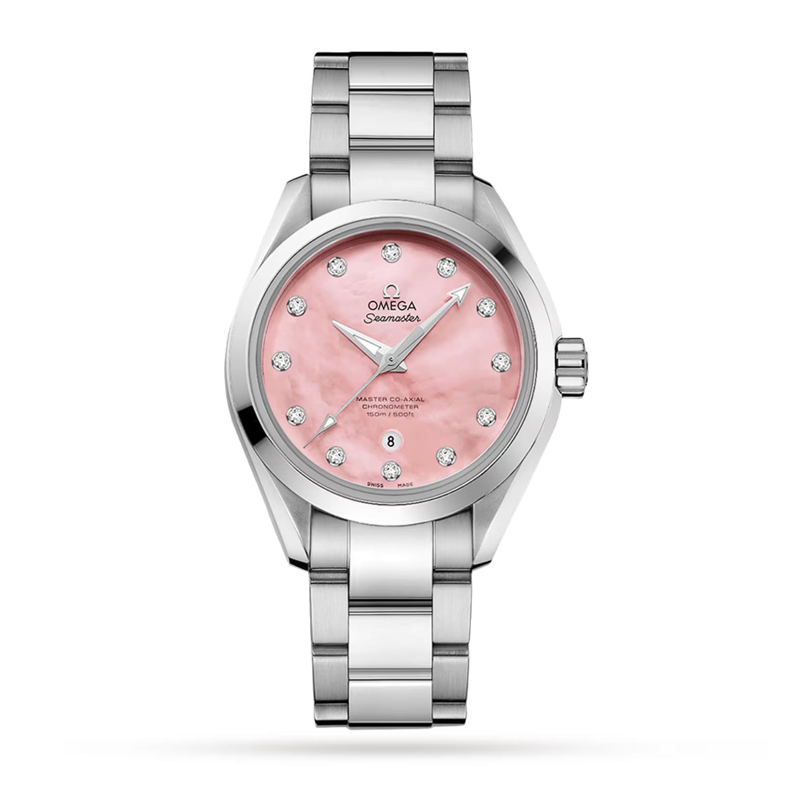 Pre-Owned Omega Seamaster Aqua Terra Co-Axial Chronometer 34mm Ladies Watch