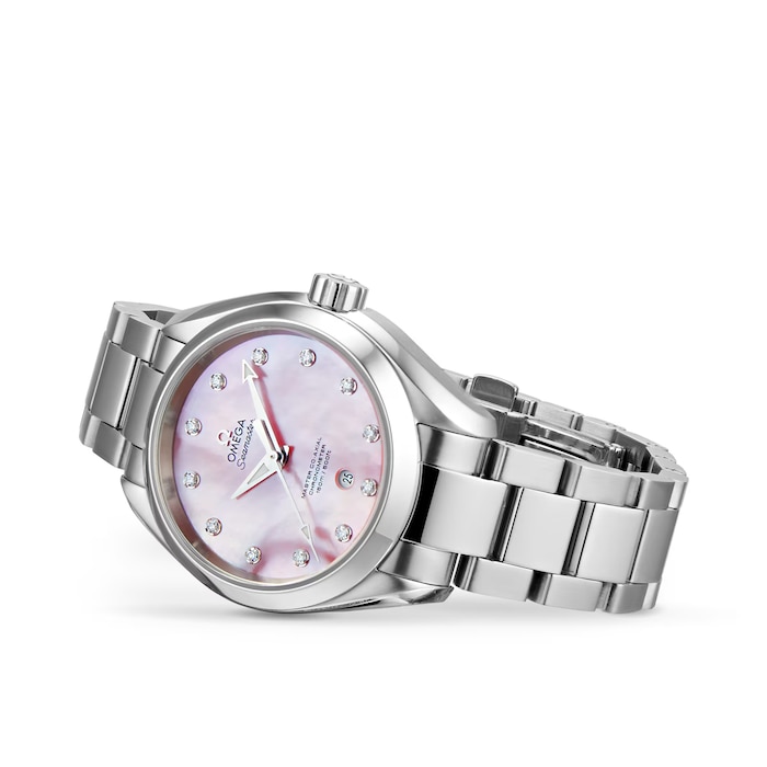 Pre-Owned Omega Seamaster Aqua Terra Co-Axial Chronometer 34mm Ladies Watch
