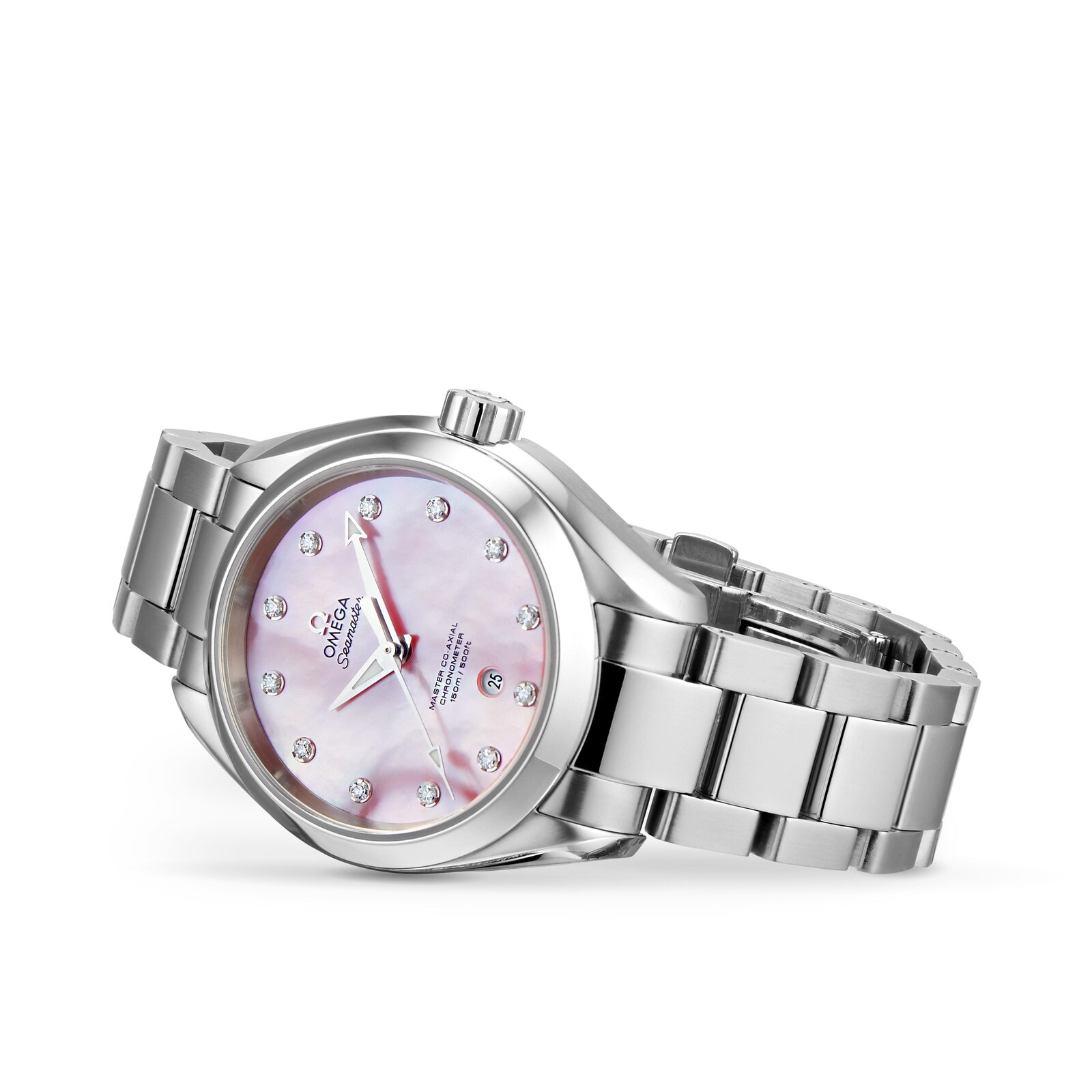 Pre-Owned Omega Seamaster Aqua Terra Co-Axial Chronometer 34mm Ladies Watch