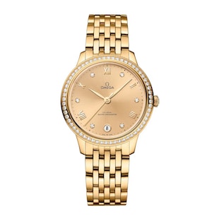 Pre-Owned Omega De Ville Prestige 34mm Ladies Watch Yellow Gold