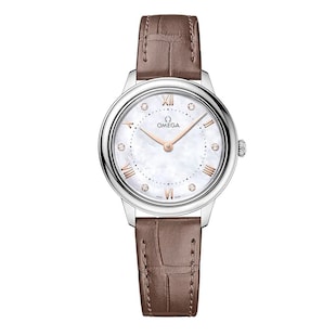 Pre-Owned Omega De Ville Prestige 30mm Ladies Watch Mother Of Pearl