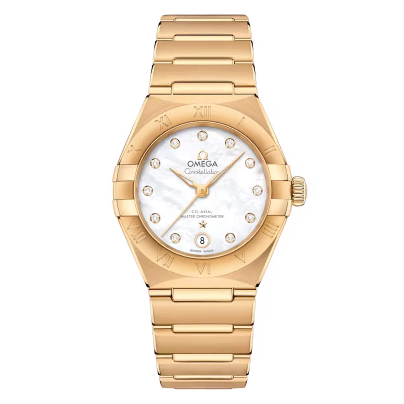 Pre-Owned Omega Constellation 29mm, Yellow Gold On Yellow Gold