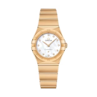 Pre-Owned Omega Constellation 25mm, Yellow Gold On Yellow Gold Ladies Watch