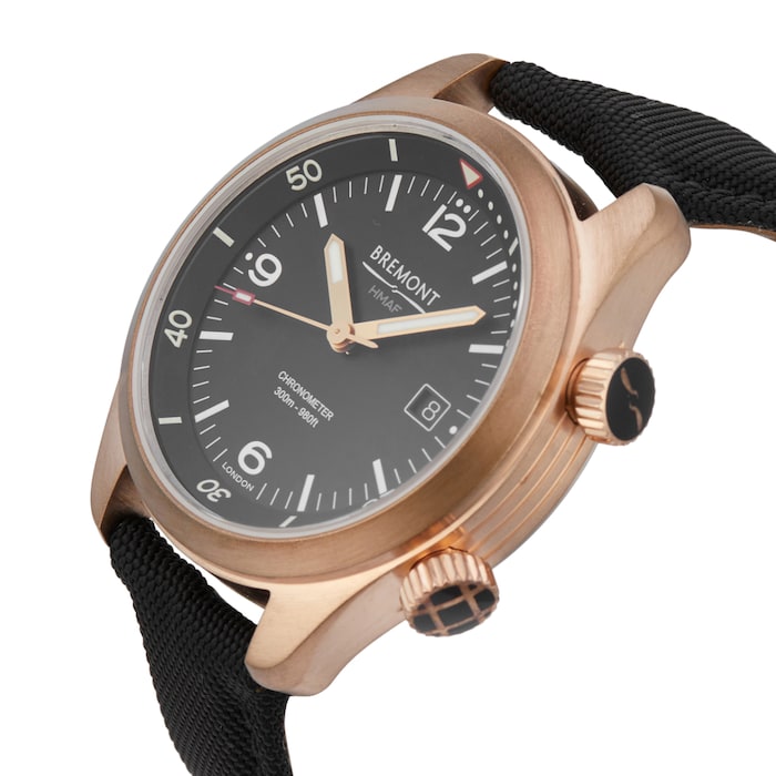 Pre-Owned Bremont Bronze Argonaut ARGONAUT-BZ-BK-R-S