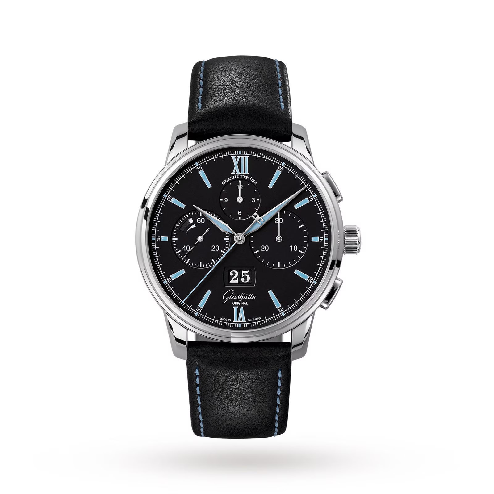 Ex-Display Glashutte Original Senator Chronograph Panorama Date Mens 42mm Automatic Watch