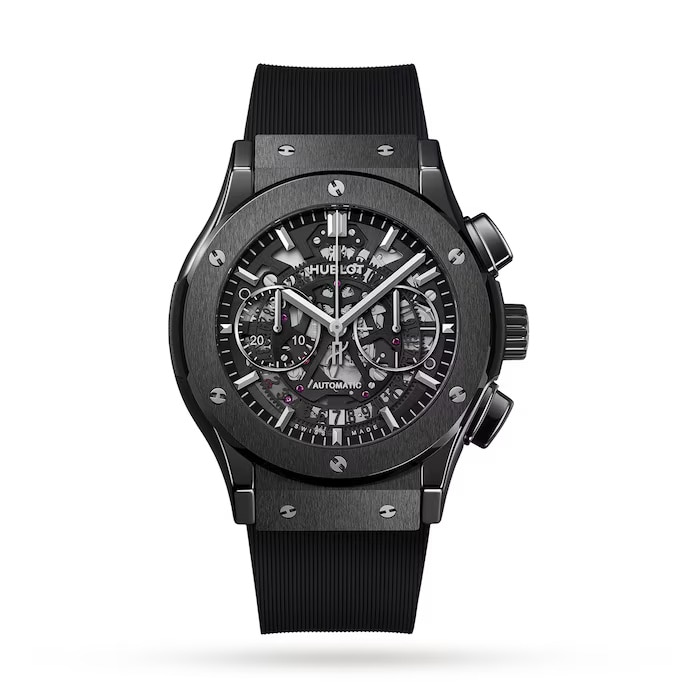 Pre-Owned Hublot Classic Fusion Aerofusion Black Magic 45mm