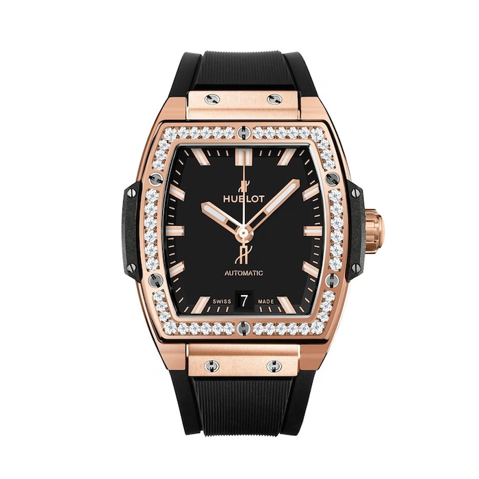 Pre-Owned Hublot Big Bang King Gold Diamonds 39mm Watch