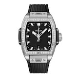 Pre-Owned Hublot Spirit Of Big Bang Stainless Steel Diamonds 32mm