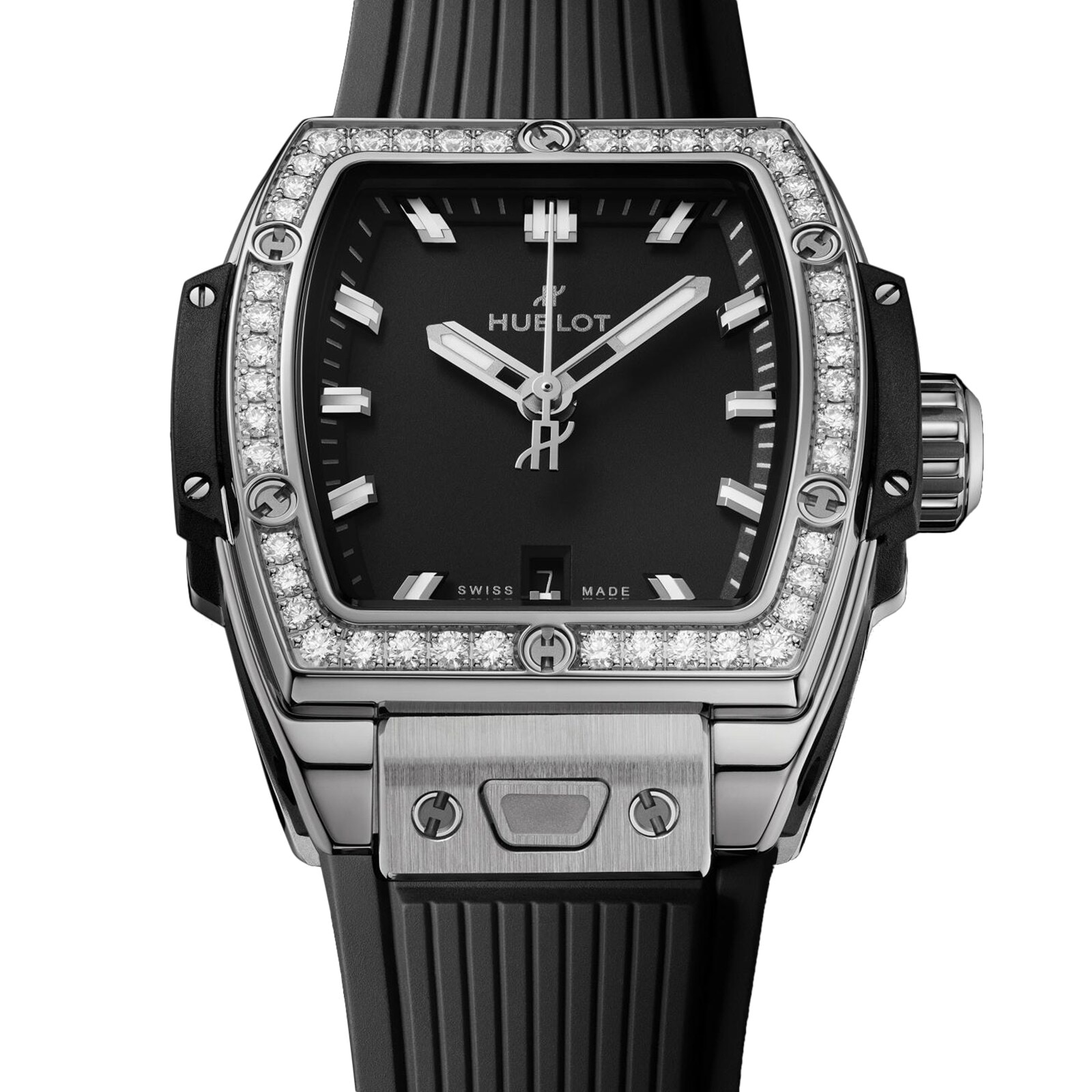 Ex-Display Hublot Spirit Of Big Bang Steel Diamonds 32mm Ladies Watch Ex-Display Hublot Spirit Of Big Bang Steel Diamonds 32mm Ladies Watch