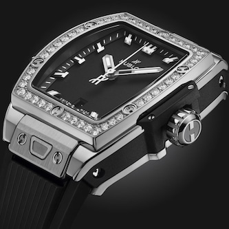 Ex-Display Hublot Spirit Of Big Bang Steel Diamonds 32mm Ladies Watch Ex-Display Hublot Spirit Of Big Bang Steel Diamonds 32mm Ladies Watch
