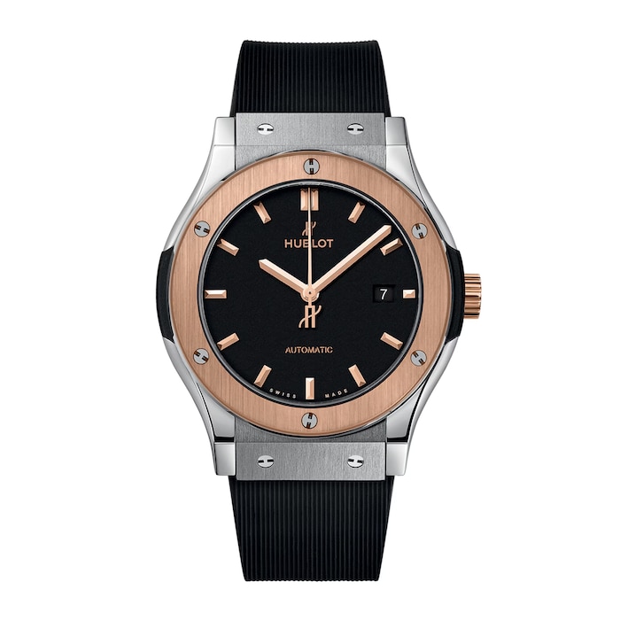 Pre-Owned Hublot Classic Fusion Titanium King Gold 42mm