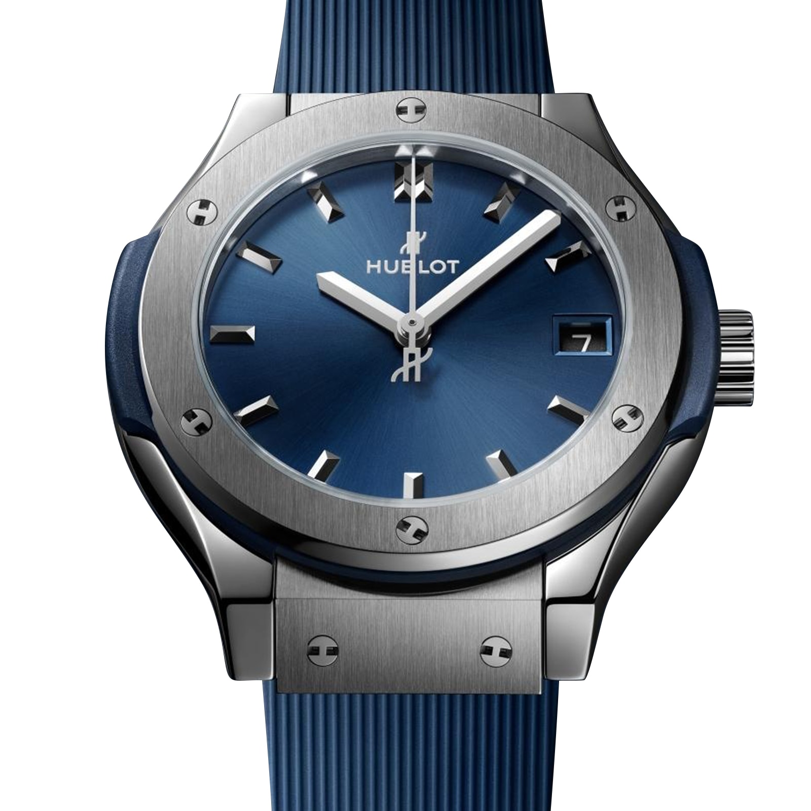 Classic Fusion Titanium Blue Ladies Watch 581.NX.7170.RX