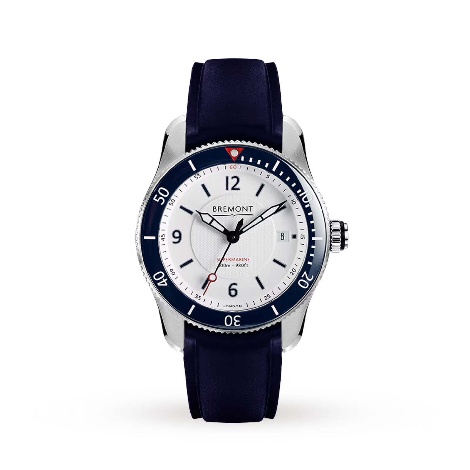 Ex-Display Bremont Seamaster Aqua Terra 150M 41mm, Titanium On Rubber Strap Manual Winding Mens Watch Ex-Display Bremont Seamaster Aqua Terra 150M 41mm, Titanium On Rubber Strap Manual Winding Mens Watch