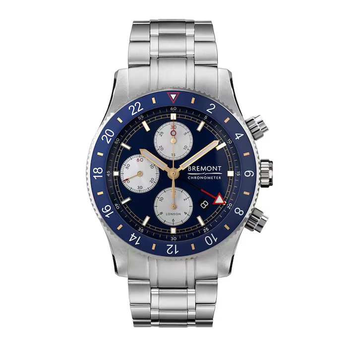 Pre-Owned Bremont Supermarine 200M 43mm Mens Watch Blue