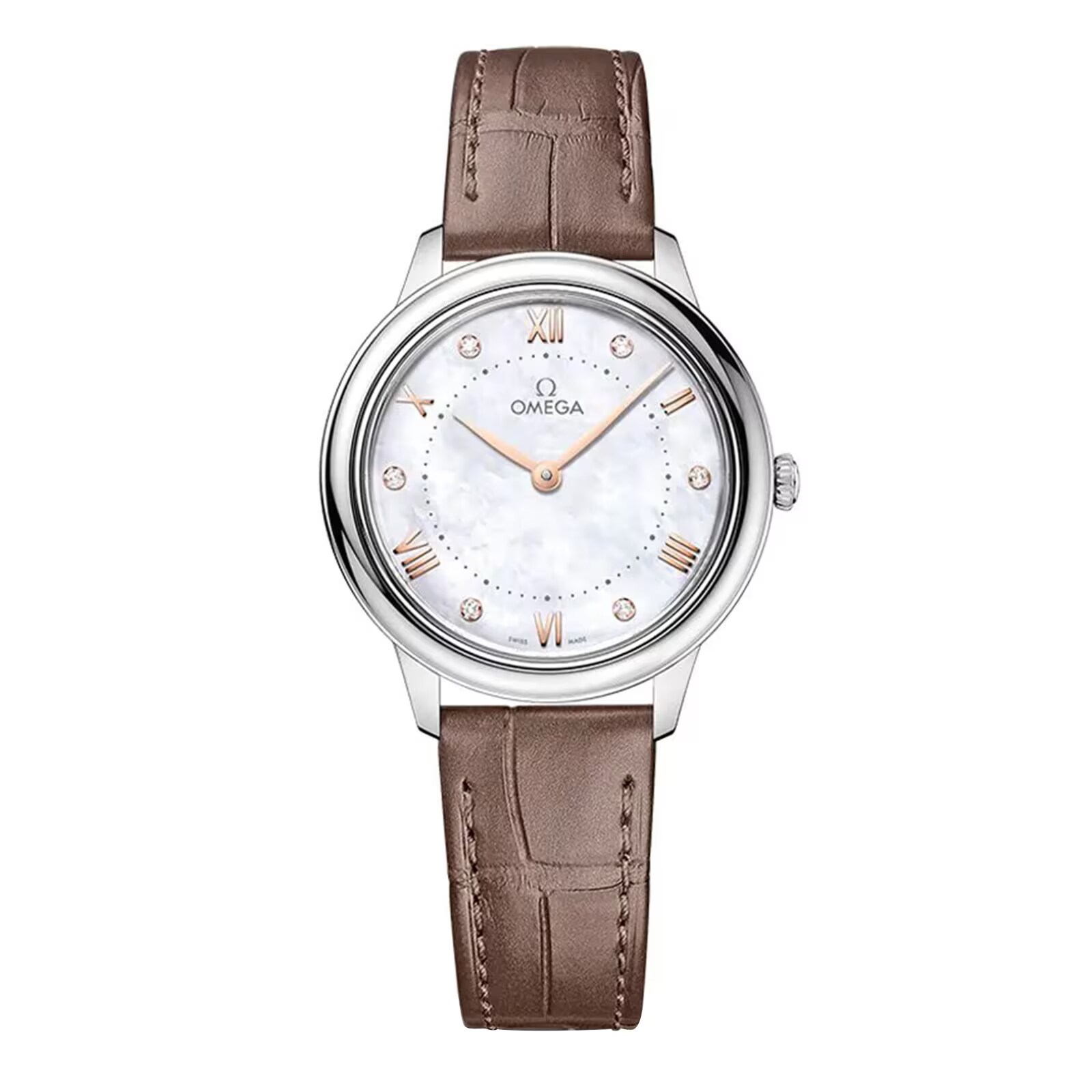 Pre-Owned Omega De Ville Prestige 30mm Ladies Watch Mother Of Pearl