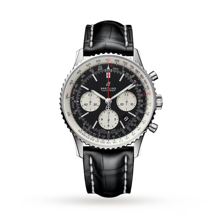 Pre-Owned Breitling Navitimer B01 Chronograph 43 Stainless Steel Watch