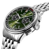 Pre-Owned Breitling Premier B01 Chronograph 42 Bentley Stainless Stainless Steel Watch