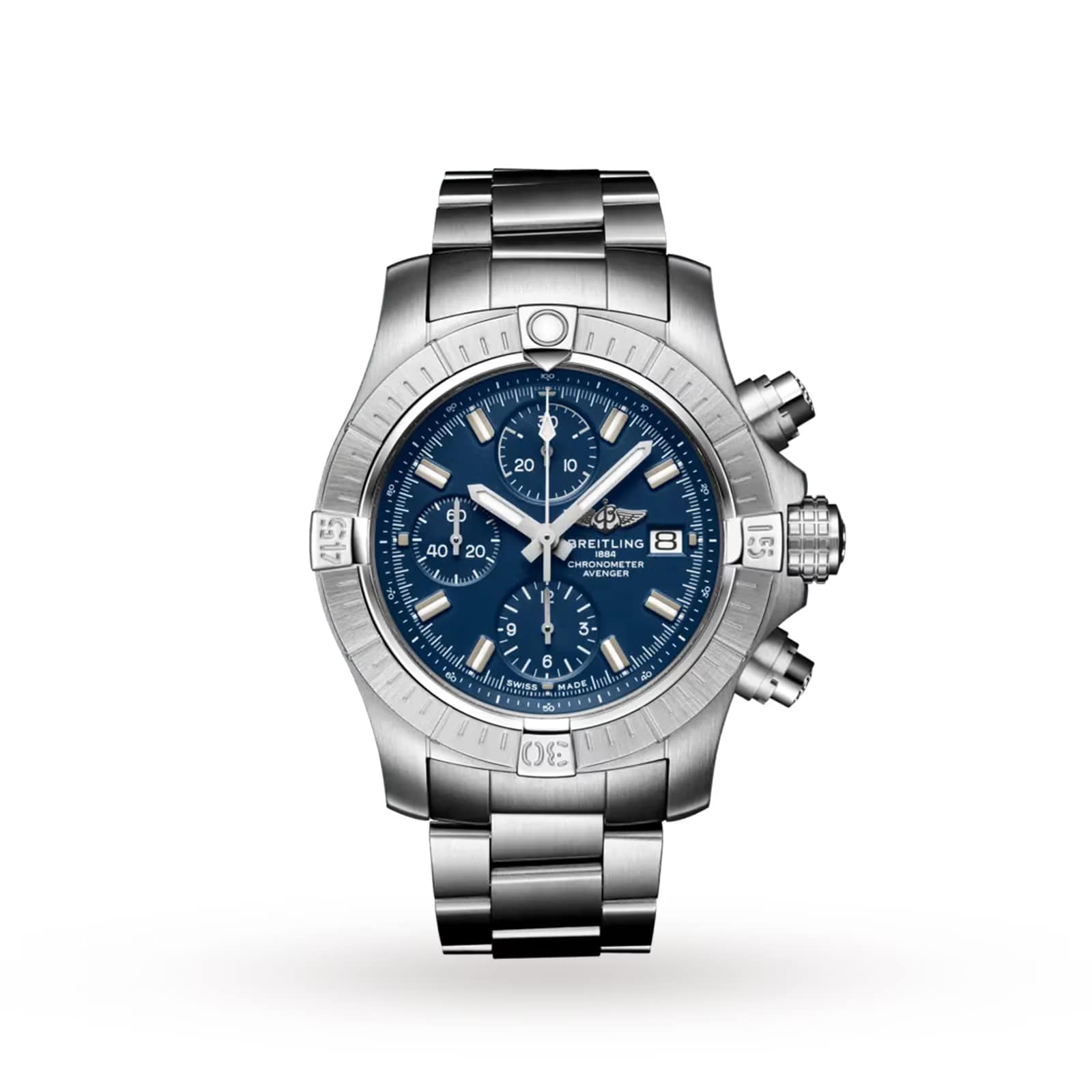 Pre-Owned Breitling Avenger Chronograph 43 Stainless Steel Watch