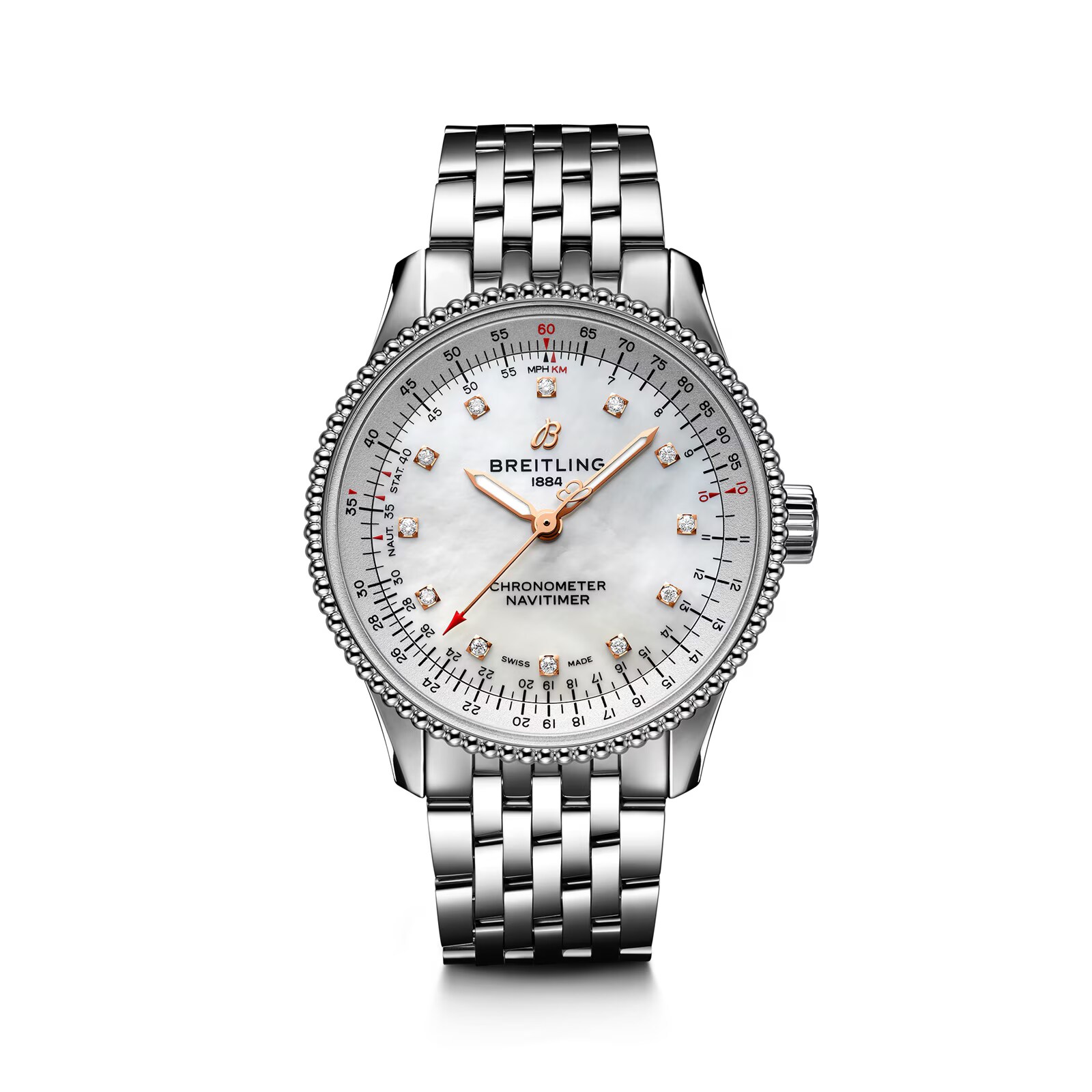 Pre-Owned Breitling Navitimer Automatic 35 Stainless Steel Watch