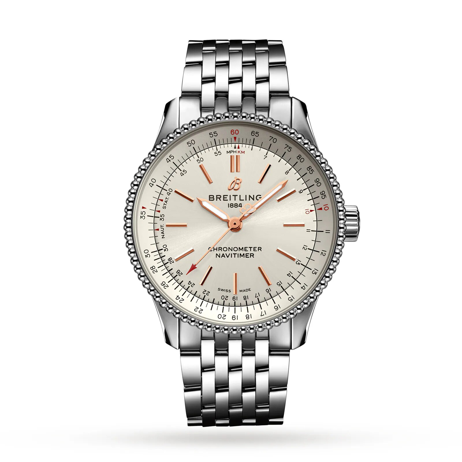 Pre-Owned Breitling Navitimer Automatic 35 Stainless Steel Watch