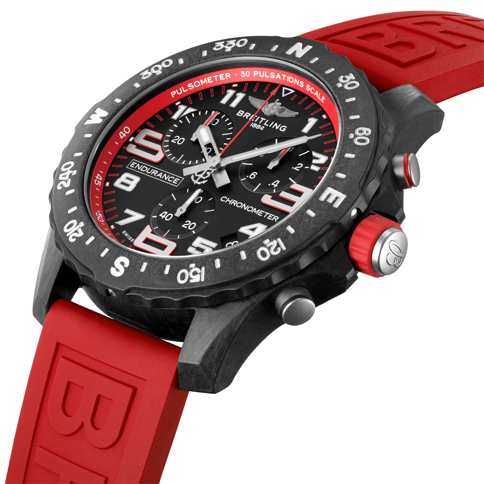 Pre-Owned Breitling Endurance Pro 44 Red Watch
